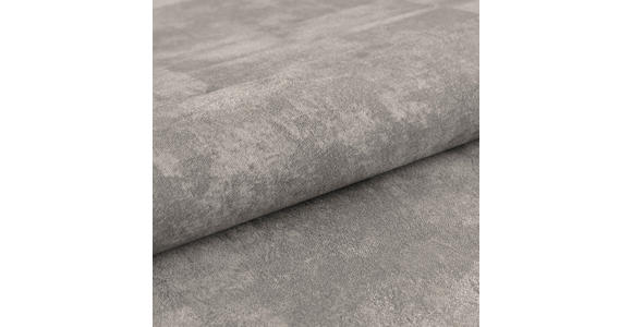 SCHLAFSOFA Chenille Grau Rückenkissen, Armlehnenkissen, Bettkasten, Schlaffunktion, Rücken echt  - Schwarz/Grau, KONVENTIONELL, Textil/Metall (203/94/96cm) - Carryhome