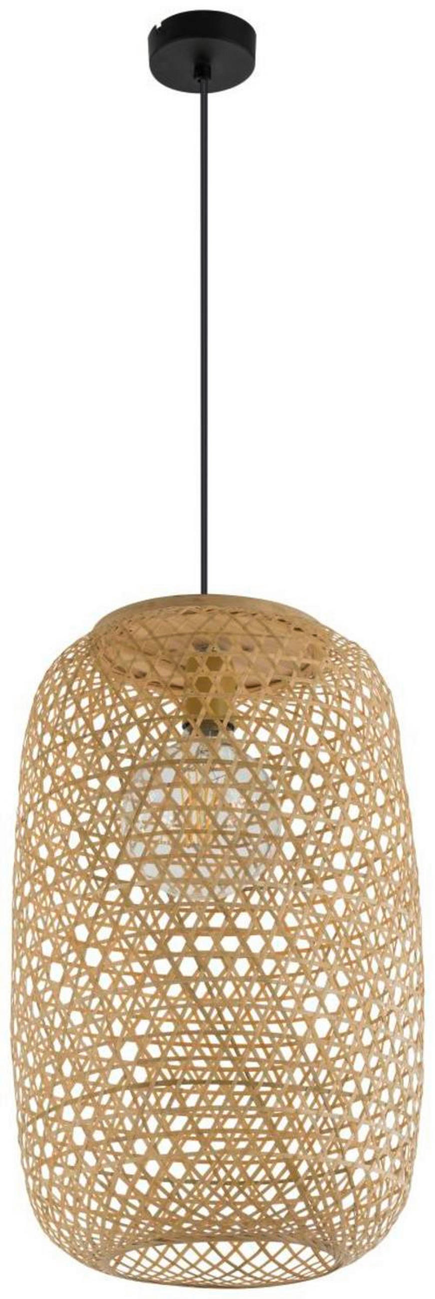 HÄNGELEUCHTE Mirena 31/135 cm   - Naturfarben, Natur, Naturmaterialien (31/135cm) - Globo