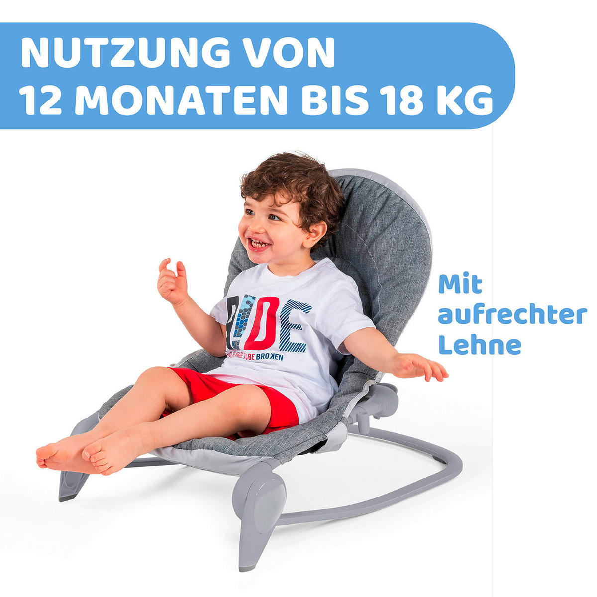 SCHAUKELWIPPE  - Grau, Basics, Textil (47/78/46/62cm) - Chicco
