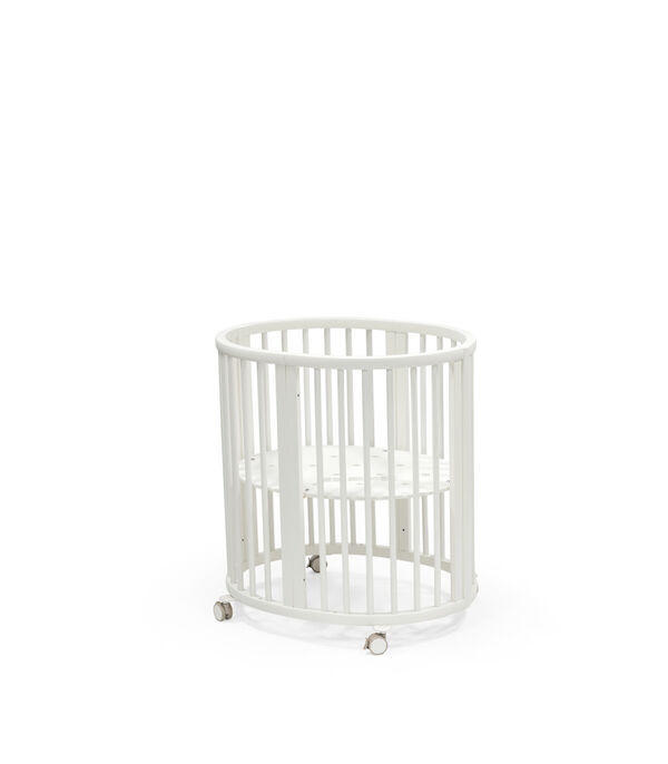 GITTERBETT Sleepi MINI V3  82/87/67 cm   - Weiß, Design, Holz (82/87/67cm) - Stokke