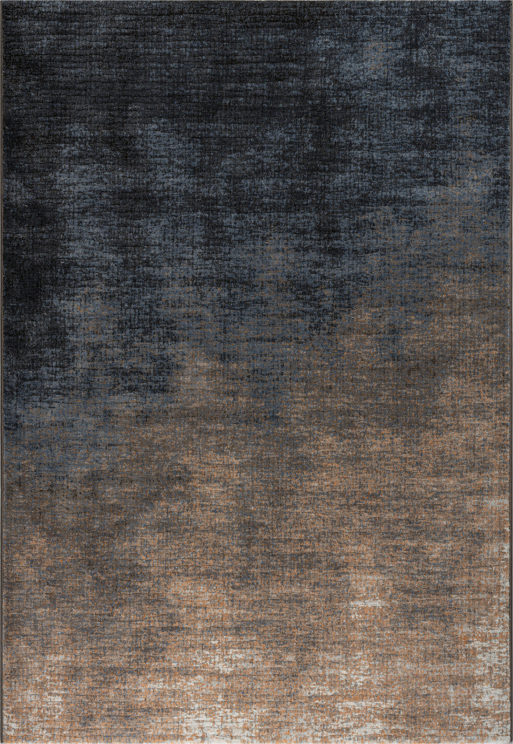 WEBTEPPICH  Wohnzimmer 200/290 cm Argentum Blau, Orange  - Blau/Orange, Design, Kunststoff/Textil (200/290cm) - Novel