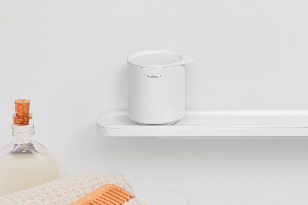 KUPAONSKA ČAŠA  bijela  metal  MINDSET  - bijela, Basics, metal (8.1/9.5/8.1cm) - Brabantia