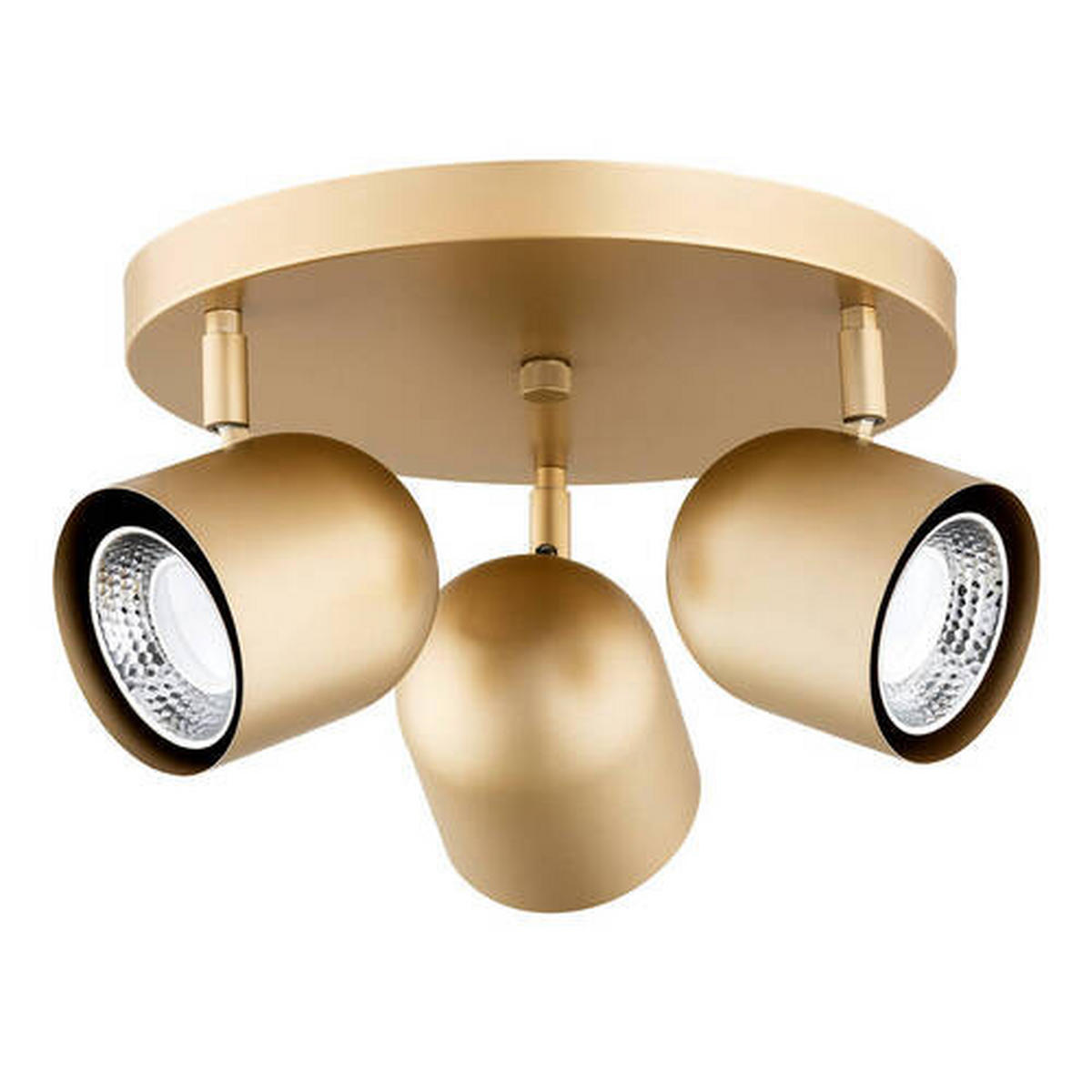 DECKENLEUCHTE Argon Isola 20/34/34 cm   - Goldfarben, Design, Metall (20/34/34cm)