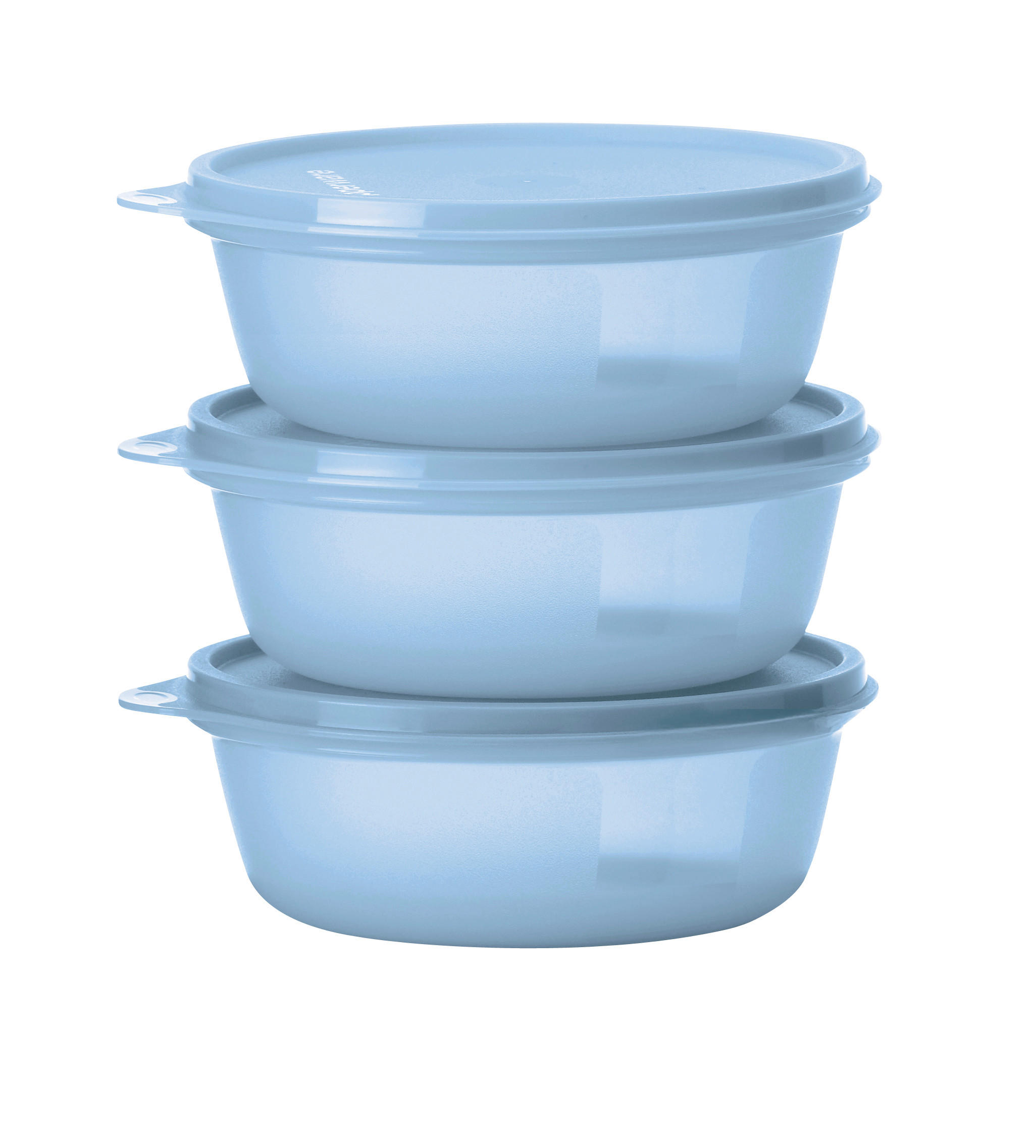 SCHÜSSELSET 3-teilig  - Hellblau, Basics, Kunststoff (0,6ml) - Fackelmann