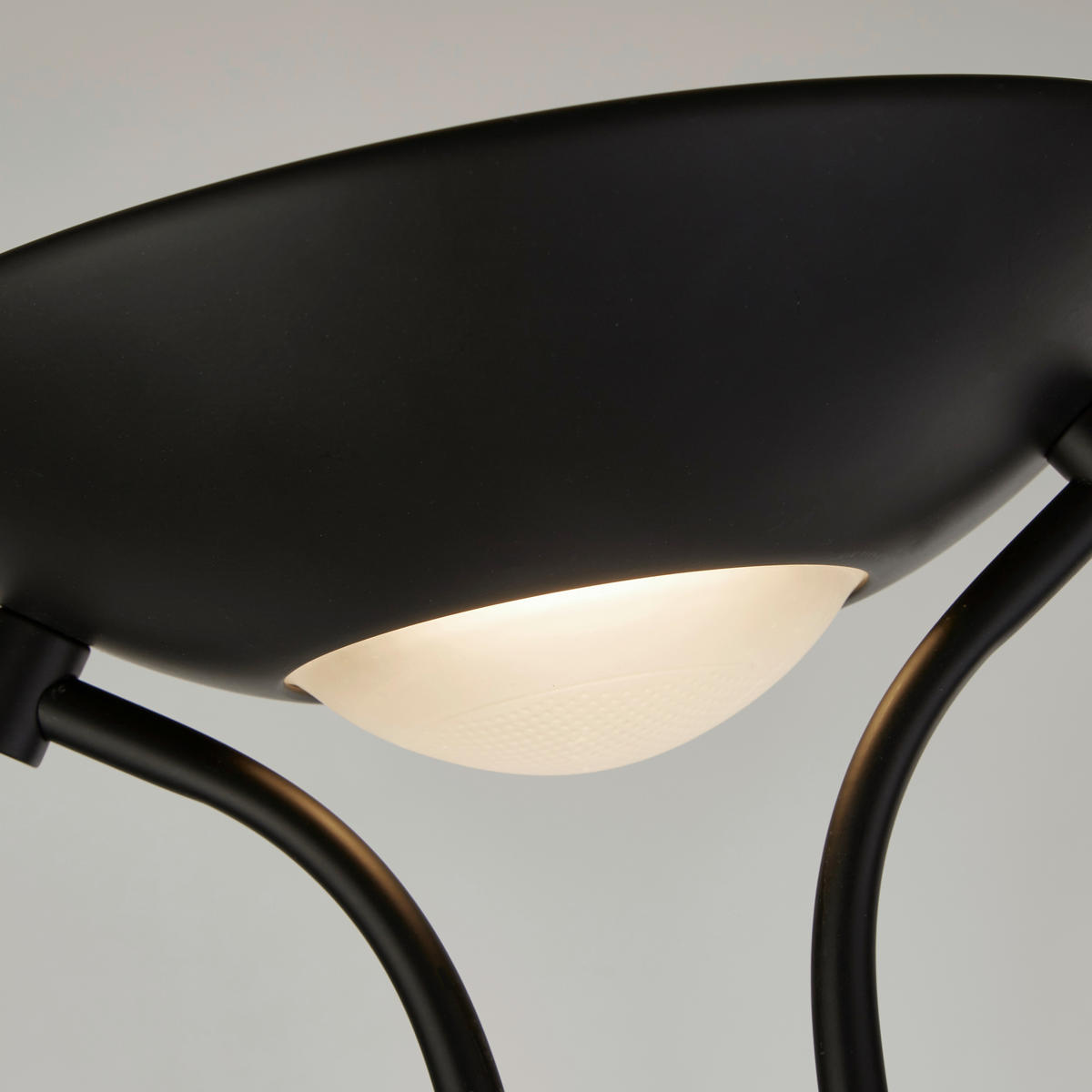 LED-DECKENFLUTER  25.4/180/25.4 cm   - Schwarz, Basics, Glas/Kunststoff (25.4/180/25.4cm) - Searchlight
