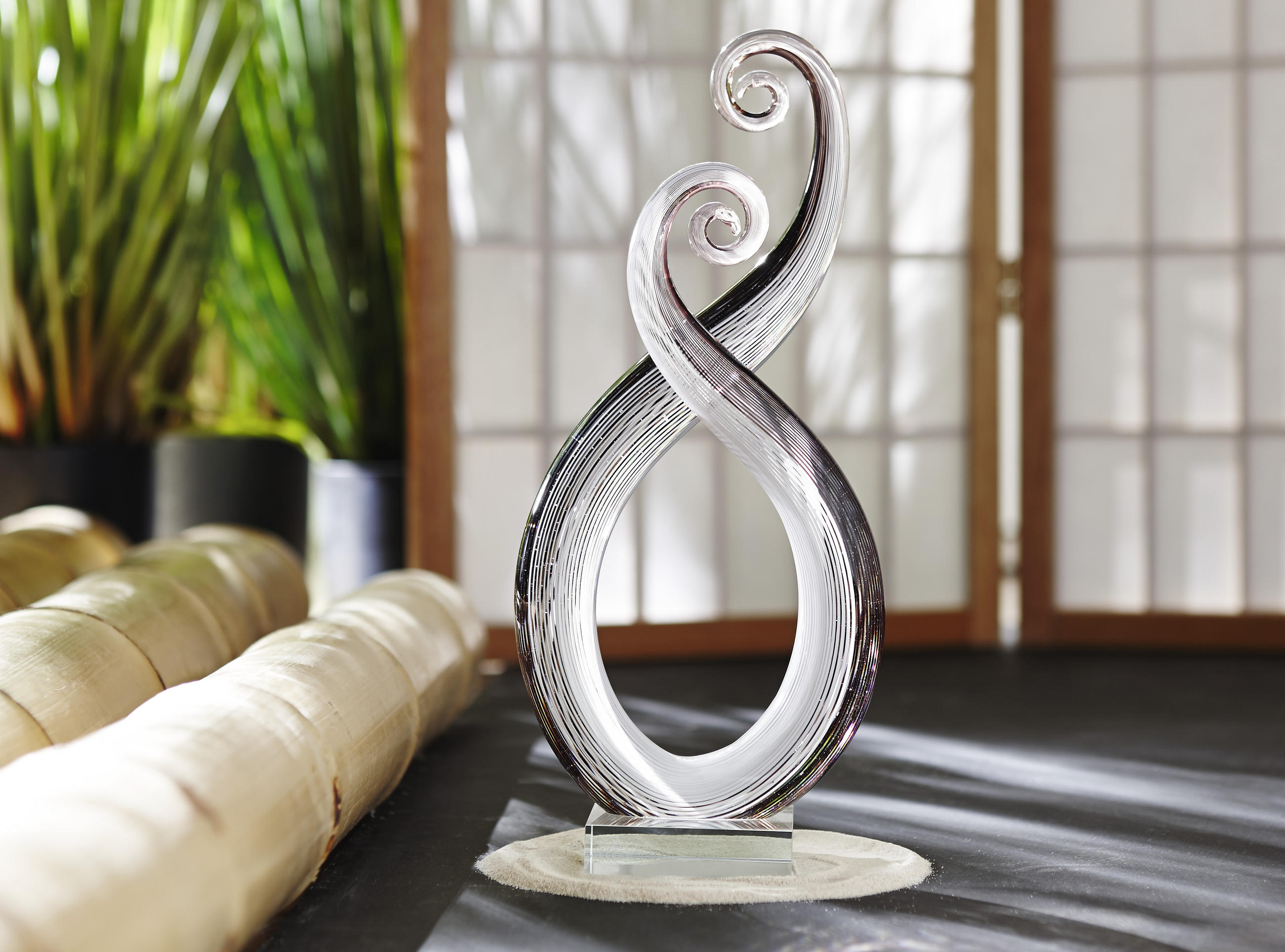 SKULPTUR - Multicolor, Basics, Glas (15/34/8cm) - Ambia Home