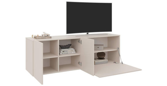 LOWBOARD  in 150/50/42 cm  - Kaschmir, Design, Holzwerkstoff (150/50/42cm) - Hom`in