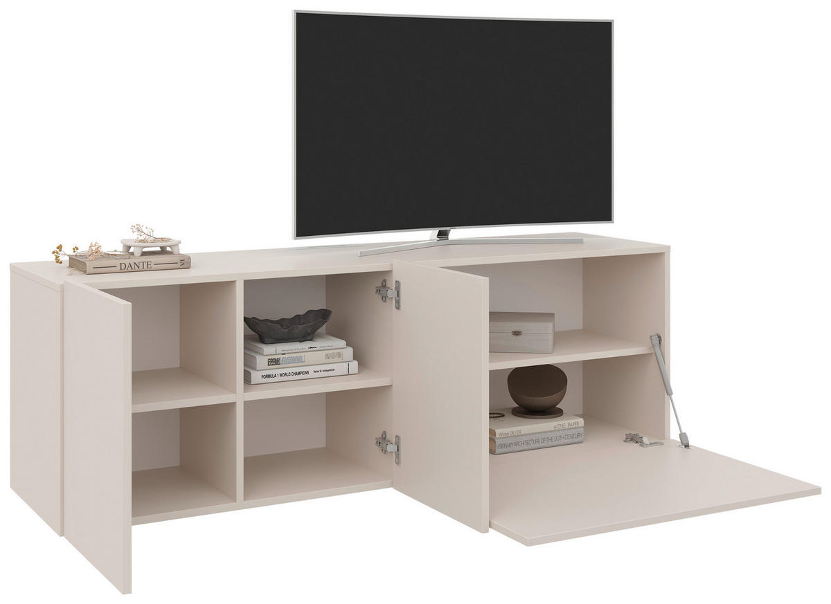 LOWBOARD  in 150/50/42 cm  - Kaschmir, Design, Holzwerkstoff (150/50/42cm) - Hom`in