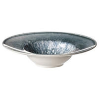 TELLER Creme, Graublau 28/7 cm Grana  - Graublau/Creme, KONVENTIONELL, Keramik (28/7cm) - Ritzenhoff Breker