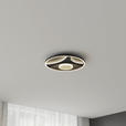 LED-DECKENLEUCHTE 39/5 cm   - Schwarz, Natur, Metall (39/5cm) - Novel