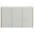 HÄNGESCHUHSCHRANK 141/85/35 cm  - Eiche Bianco/Greige, Design, Holzwerkstoff (141/85/35cm) - Voleo