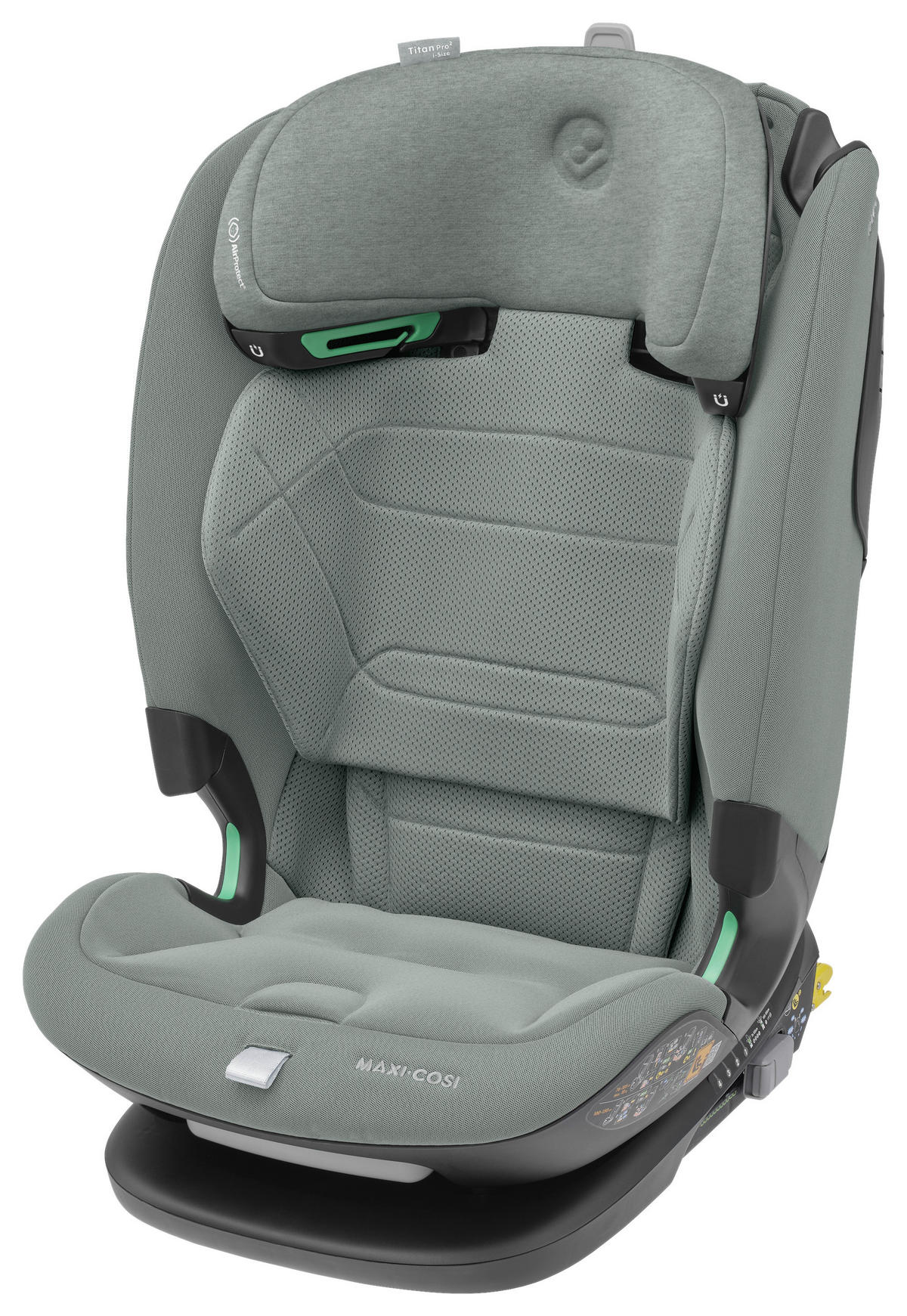 KINDERAUTOSITZ Titan Pro2 i-Size  - Hellgrau, Basics, Kunststoff/Textil (46/76/60cm) - Maxi-Cosi