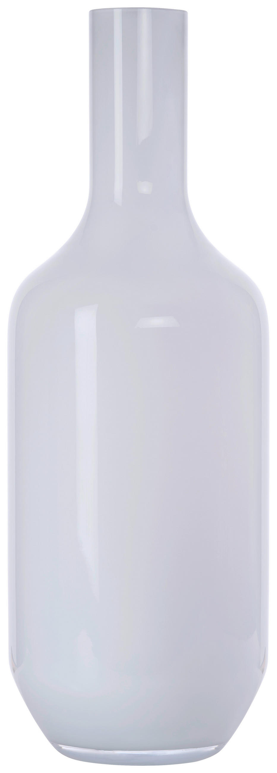 VÁZA, sklo, 50 cm - biela, Basics, sklo (50cm) - Leonardo