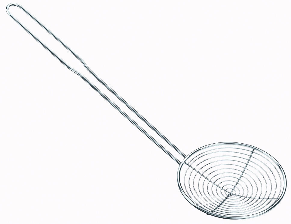 ABSEIHLÖFFEL Scoli  - Edelstahlfarben, Basics, Metall (14/3,5/32cm) - Gefu