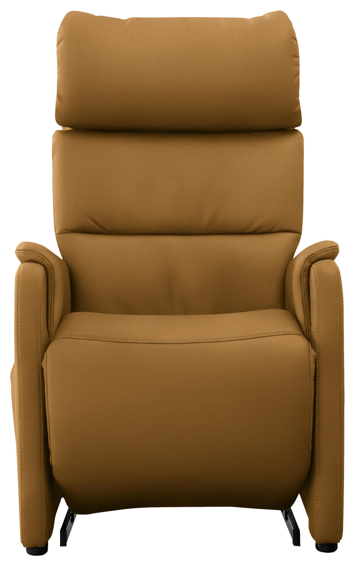 FERNSEHSESSEL in Cognac  - Cognac/Schwarz, Konventionell, Leder/Kunststoff (69/109/83cm) - Cantus