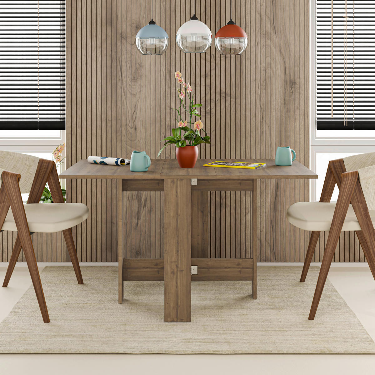 ESSTISCH rechteckig Eiche dunkel  - Eiche dunkel, Design, Holzwerkstoff (130/76/73cm) - Livetastic