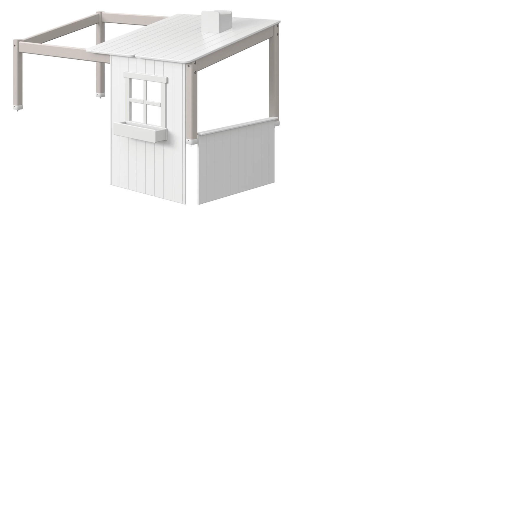 Flexa KONŠTRUKCIA NAD POSTEĽ biela