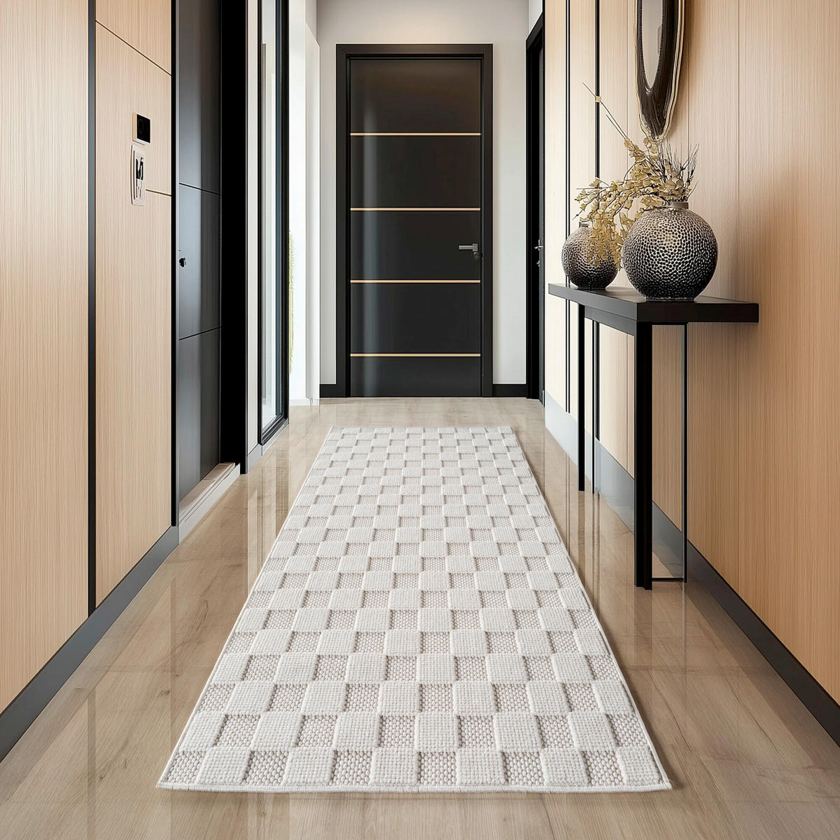 FLACHWEBETEPPICH 80/150 cm HELIX Creme  - Creme, Basics, Kunststoff/Textil (80/150cm) - Novel