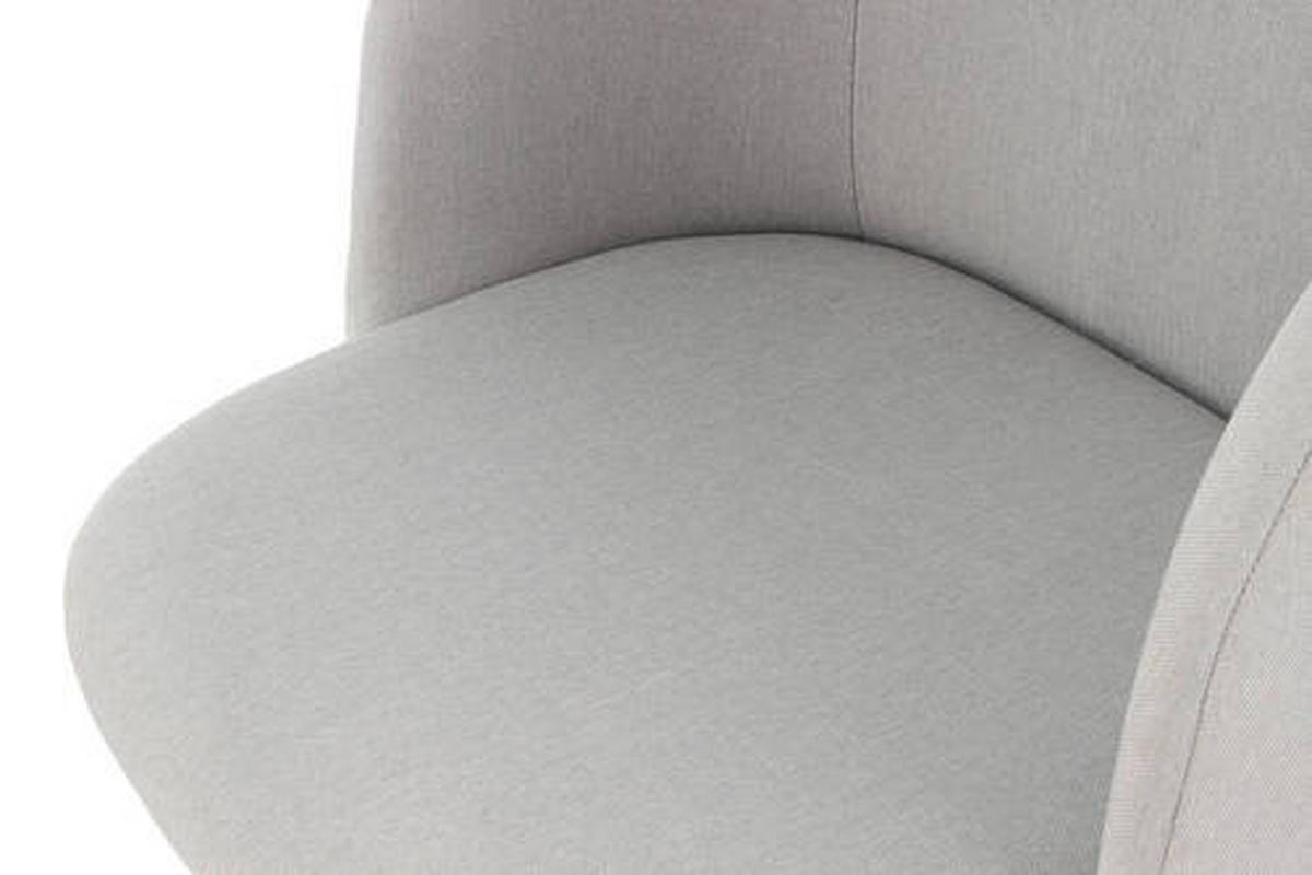 STOLSET 2 styck stål struktur  - grå, Design, metall/textil (54/84/56cm) - Kayoom