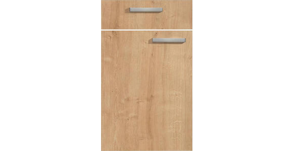 EINBAUKÜCHE - Eichefarben/Weiß, Design, Holzwerkstoff - Dieter Knoll