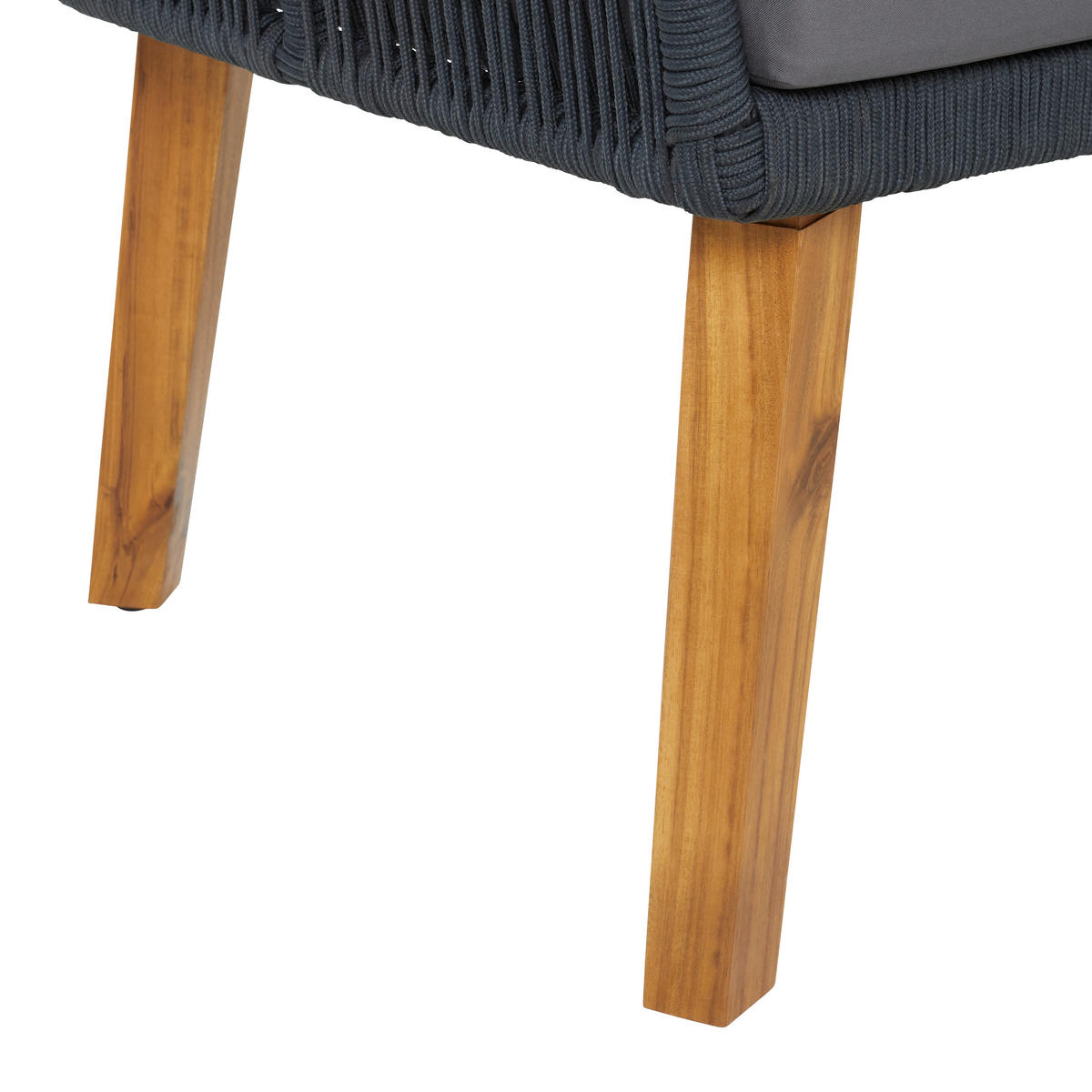 TERASOVÁ SEDACIA SÚPRAVA drevo, kov, textil - farba akácie/antracitová, Modern, kov/drevo (199/199cm) - Ambia Garden