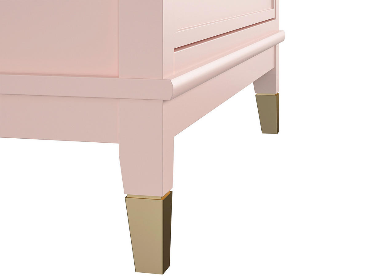 KOMMODE  in 76/106/50 cm  - Bronzefarben/Rosa, Design, Holz/Holzwerkstoff (76/106/50cm) - MID.YOU
