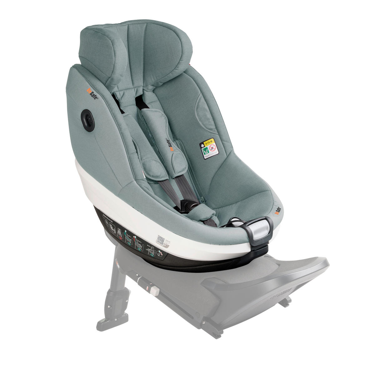 DJEČJA AUTOSJEDALICA  Beyond 360  - svijetlo zelena, Basics, tekstil (67/44/43cm) - Besafe