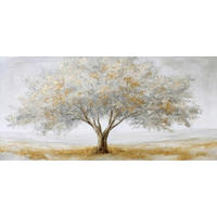 LEINWANDBILD Landschaft & Natur, Bäume 115/55 cm  - Multicolor, Basics, Holz/Papier (115/55cm) - Euroart