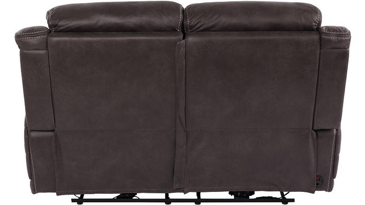 RECLINERSOFFA i brun  - brun/svart, Klassisk, metall/trä (160/105/99cm) - Best Price