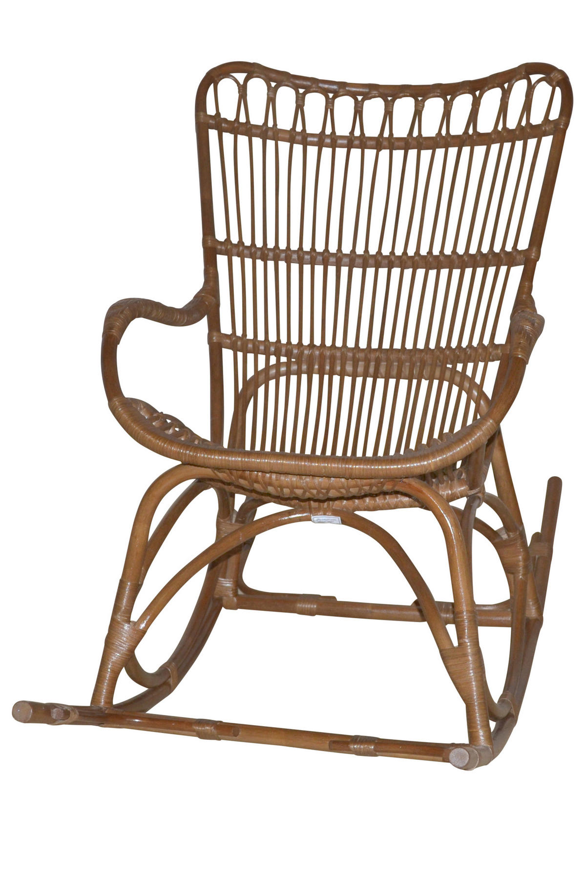 SCHAUKELSTUHL in Braun  - Braun, Natur, Holz (65/96/122cm) - MID.YOU