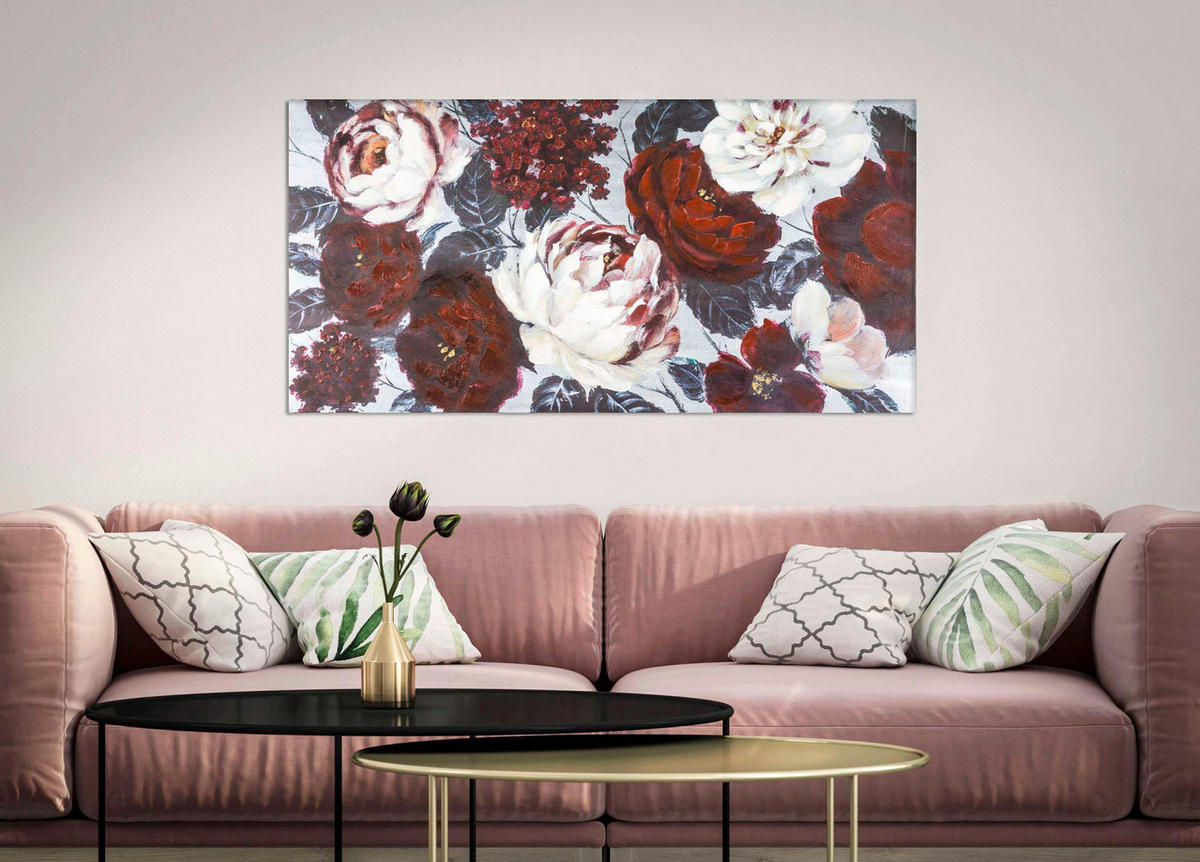 LEINWANDBILD Blumen  - Basics, Holz/Textil (120/60/3.7cm)