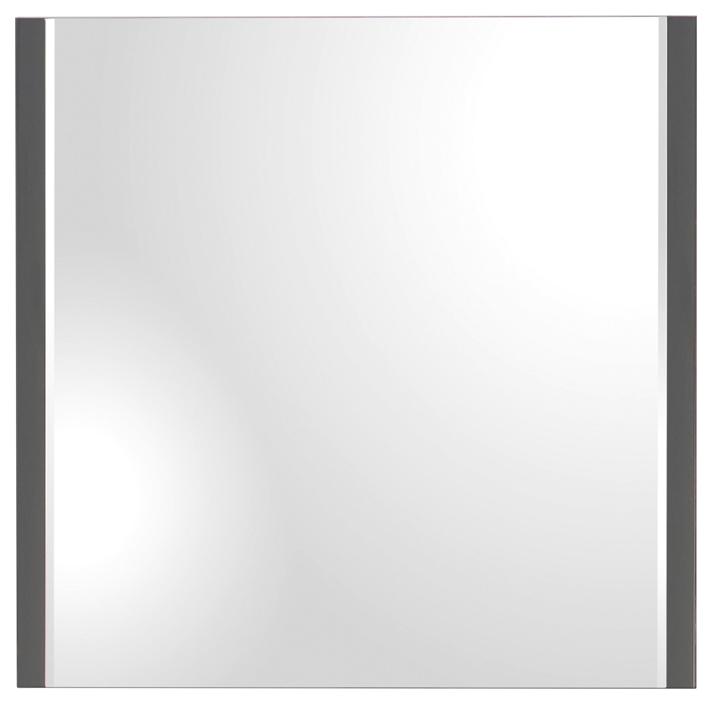 WANDSPIEGEL 80/79/2 cm    - Anthrazit, Design, Glas/Holzwerkstoff (80/79/2cm) - Moderano