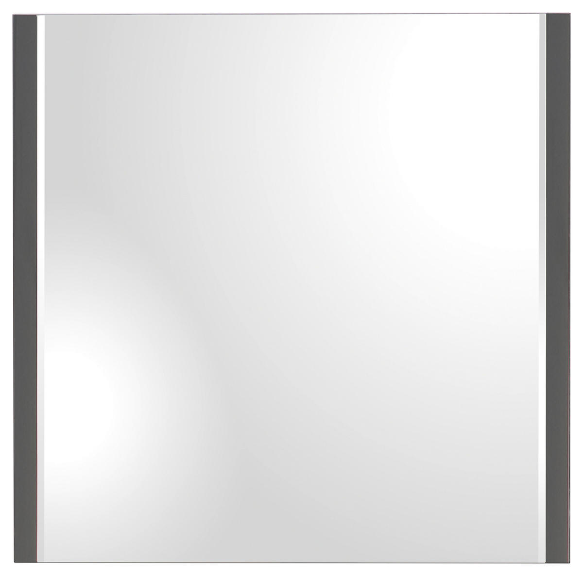 WANDSPIEGEL 80/79/2 cm    - Anthrazit, Design, Glas/Holzwerkstoff (80/79/2cm) - Moderano