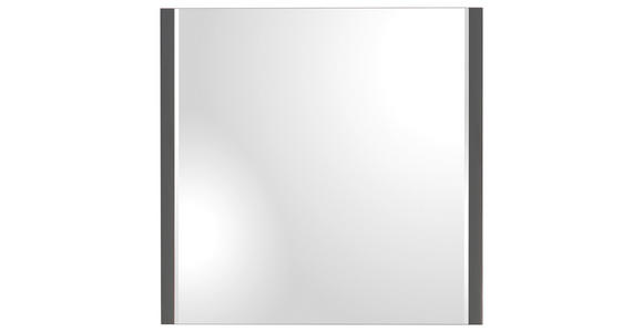 WANDSPIEGEL 80/79/2 cm    in rechteckig  - Anthrazit, Design, Glas/Holzwerkstoff (80/79/2cm) - Moderano