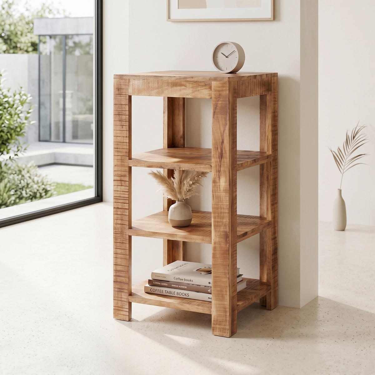 REGAL  44/80/44 cm Naturfarben  - Naturfarben, Design, Holz (44/80/44cm) - Livetastic