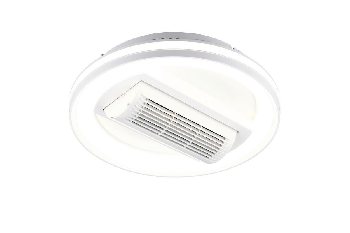 DECKENVENTILATOR - Weiß, Design, Kunststoff (48/15cm)