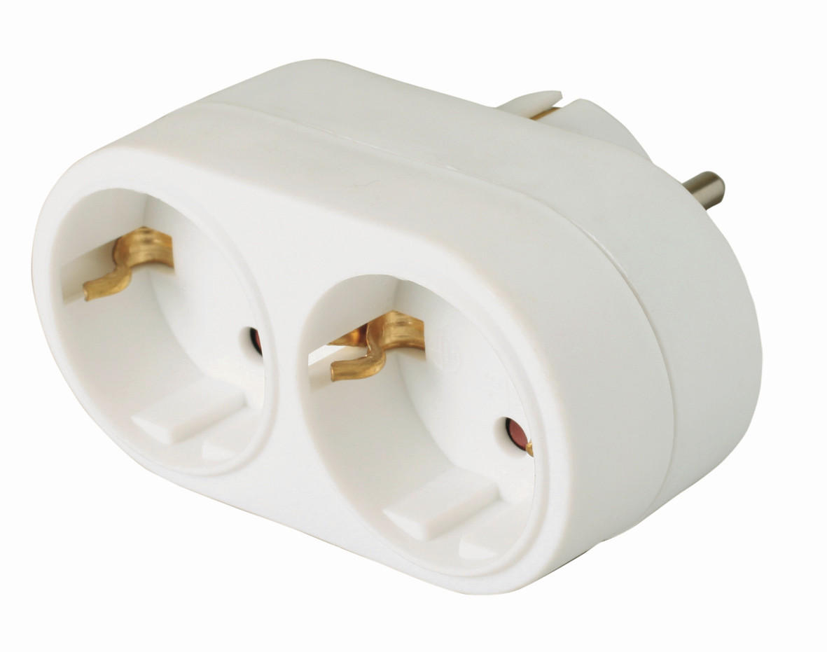 ELOSZTÓ - fehér, Basics, műanyag/fém (19/5/13,5cm)