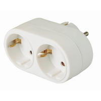 ELOSZTÓ - fehér, Basics, műanyag/fém (19/5/13,5cm)