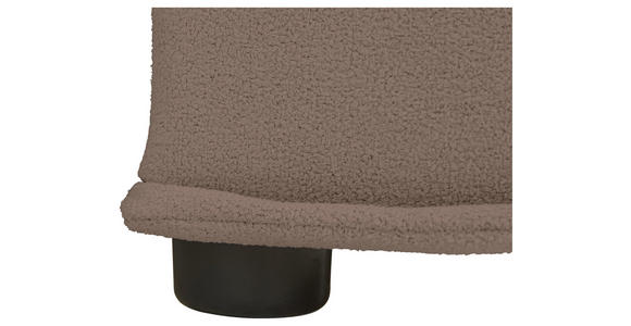 SCHLAFSOFA mit Liegefunktion, Schlafen auf Sitzhöhe, Rücken echt Webstoff Braun - Schwarz/Braun, KONVENTIONELL, Kunststoff/Textil (256/83/115cm) - Carryhome