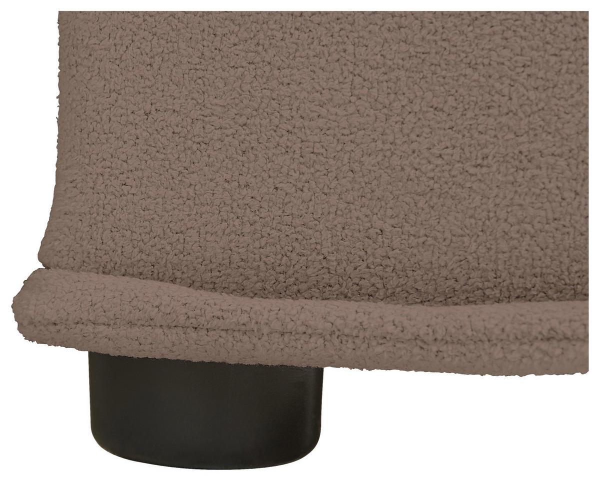 SCHLAFSOFA Webstoff Braun  - Schwarz/Braun, KONVENTIONELL, Kunststoff/Textil (256/83/115cm) - Carryhome