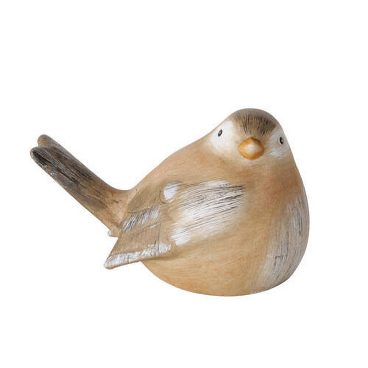 OKRASNA PTICA - rjava, Basics, keramika (13/8/8cm) - Boltze Home