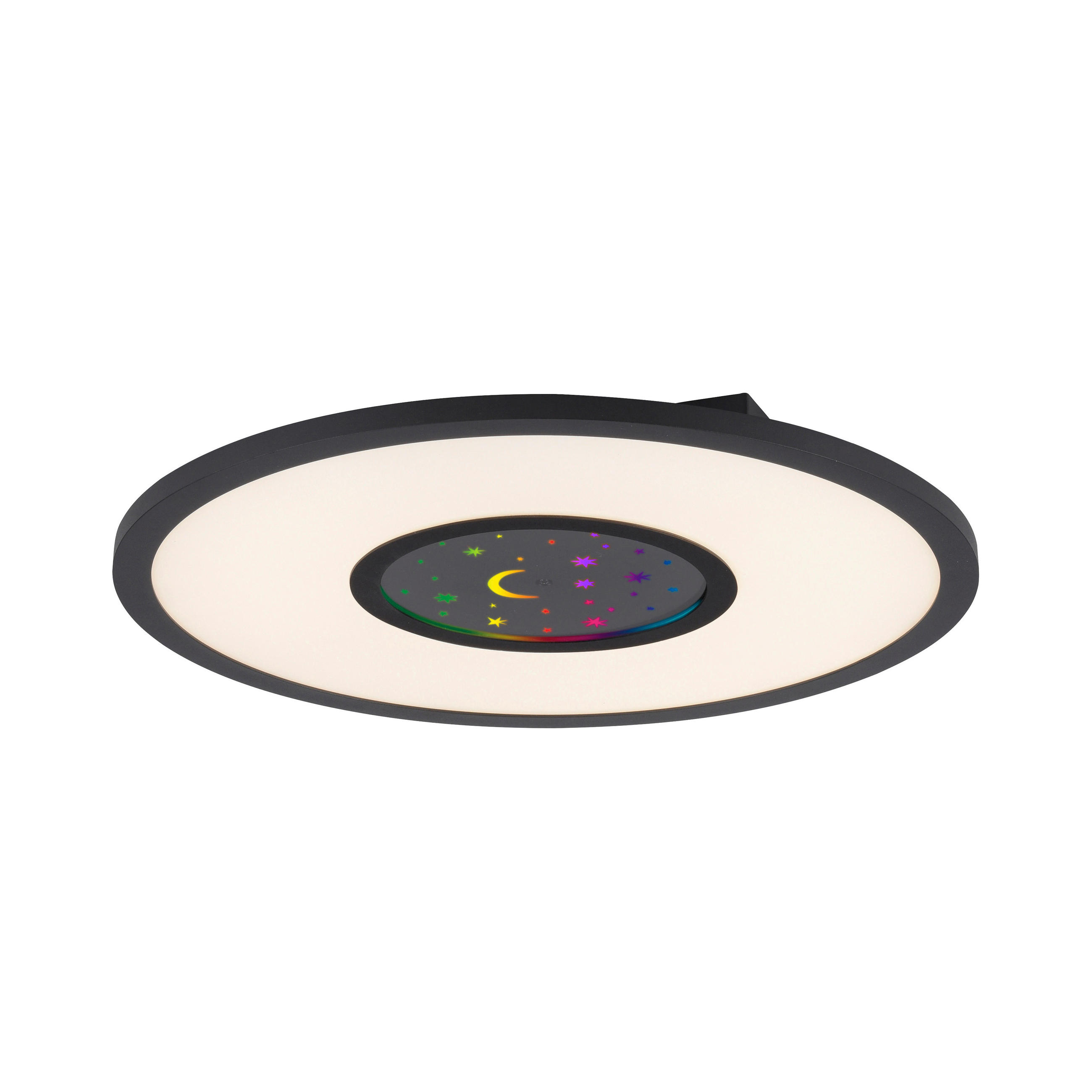 STROPNA LED-SVETILKA  Astro 23 W/2000 lm/2700-5000 K/230 V/ - črna, Trend, kovina/umetna masa (40/40/4,5cm)