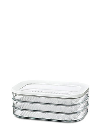 VORRATSDOSE MODULA 1,65 L - Transparent/Weiß, Basics, Kunststoff (22,4/16/8,6cm) - Mepal