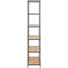 REGAL in 77/185/35 cm Eichefarben - Eichefarben/Schwarz, Trend, Holzwerkstoff/Metall (77/185/35cm) - Carryhome REGAL in 77/185/35 cm Eichefarben - Eichefarben/Schwarz, Trend, Holzwerkstoff/Metall (77/185/35cm) - Carryhome