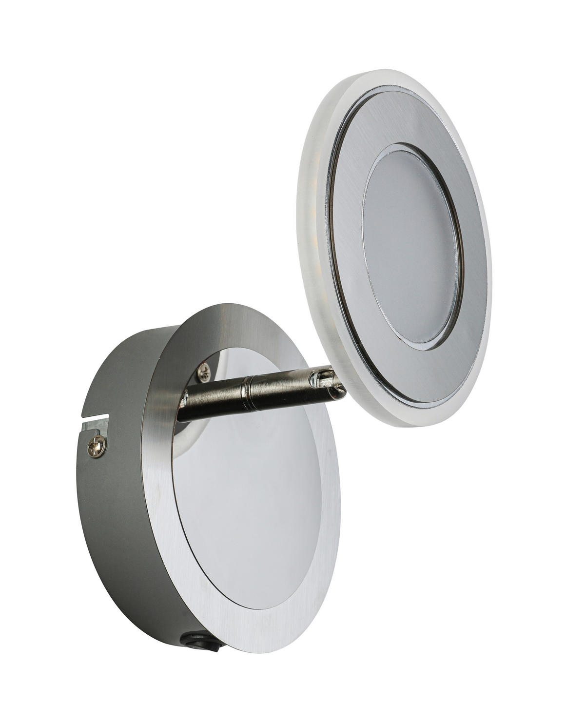 LED-SPOTLIGHT 12/9,5/19,4 cm   - kromfärg/nickelfärgad, Design, metall/plast (12/9,5/19,4cm) - Novel