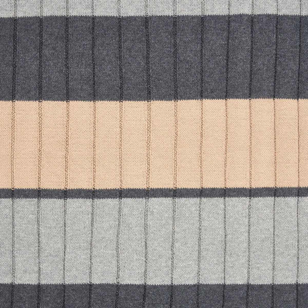 SCHMUSEDECKE   - Dunkelgrau/Beige, Trend, Textil (80/100cm) - Jimmylee