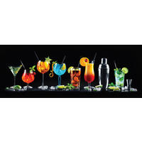 GLASBILD 30/80 cm  - Multicolor, Design, Glas (30/80cm)
