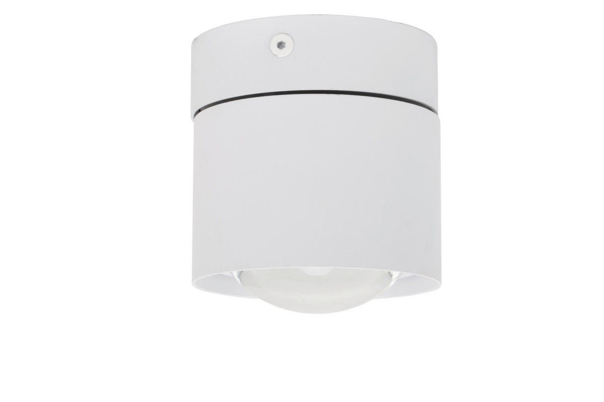 LED-SPOTKOPF Puk 8,4/9 cm  - Weiß, Design, Metall (8,4/9cm) - Novel