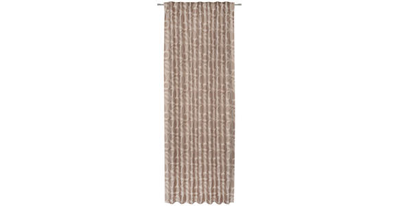 FERTIGVORHANG blickdicht  - Beige, Design, Textil (140/255cm) - Novel