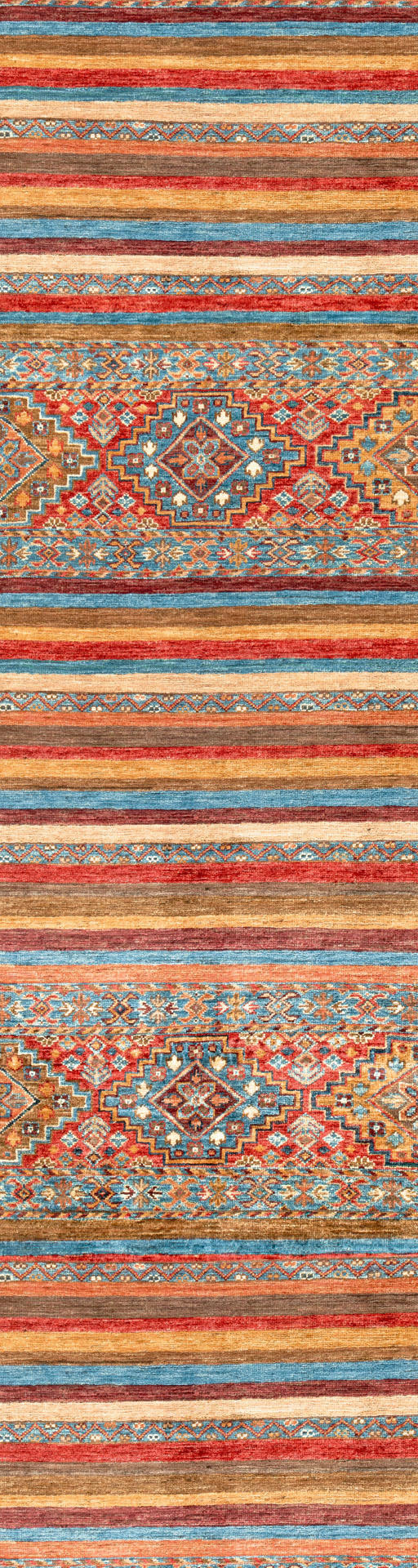 LÄUFER Cortea Azmeo 80/300 cm  in Multicolor, Rot, Cognac  - Cognac/Rot, LIFESTYLE, Kunststoff/Textil (80/300cm) - Lindorug